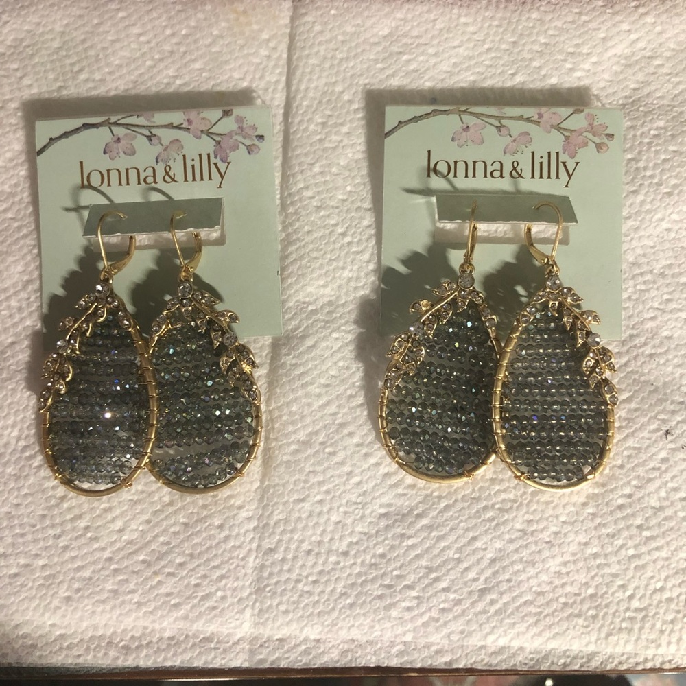 Glitter/Sparkly Earrings, never worn